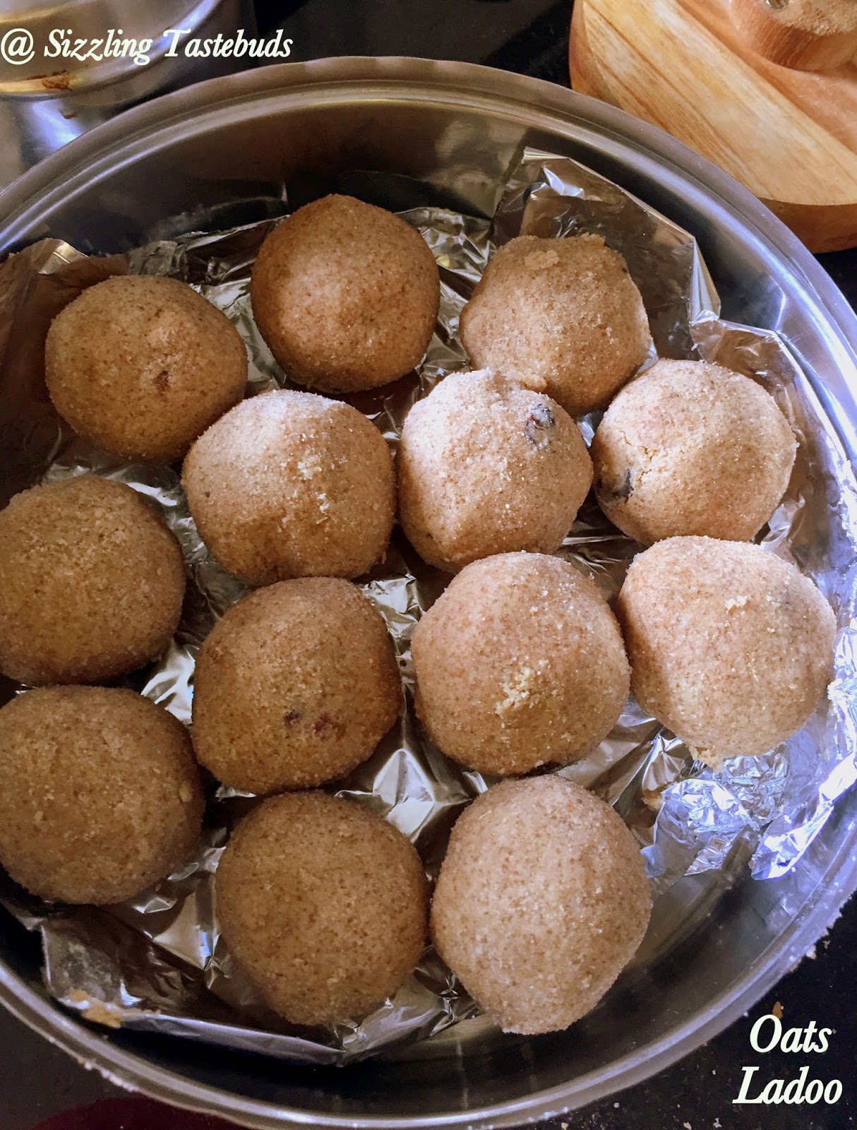Sizzling Tastebuds Oats Ladoo Diabetic desserts