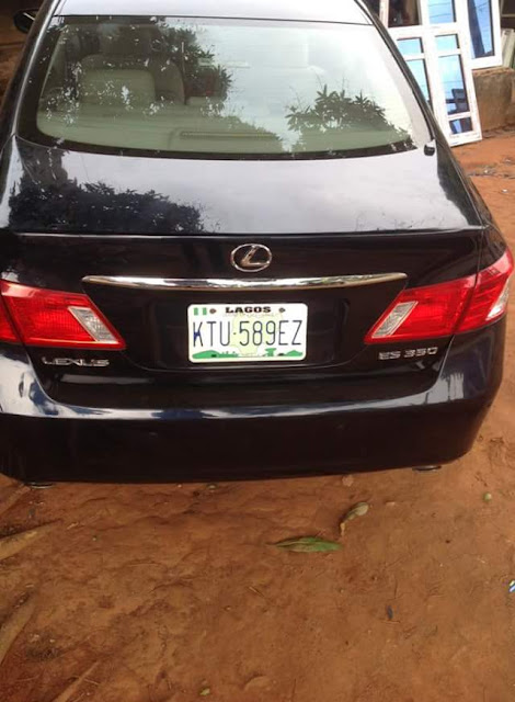 Photos: Lexus ES 350 belonging to Indonesia-based Nigerian businessman kidnapped in Imo abandoned at the scene
