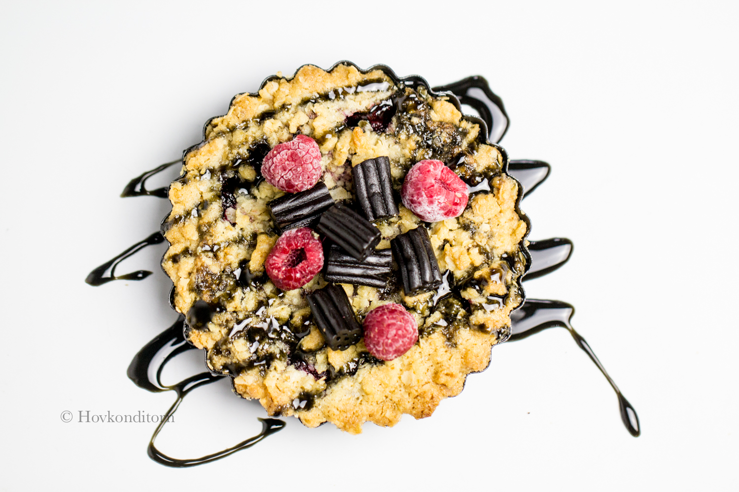 Liquorice Raspberry Pie