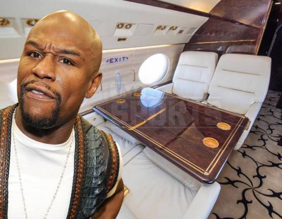 picture of floyd mayweather private jet