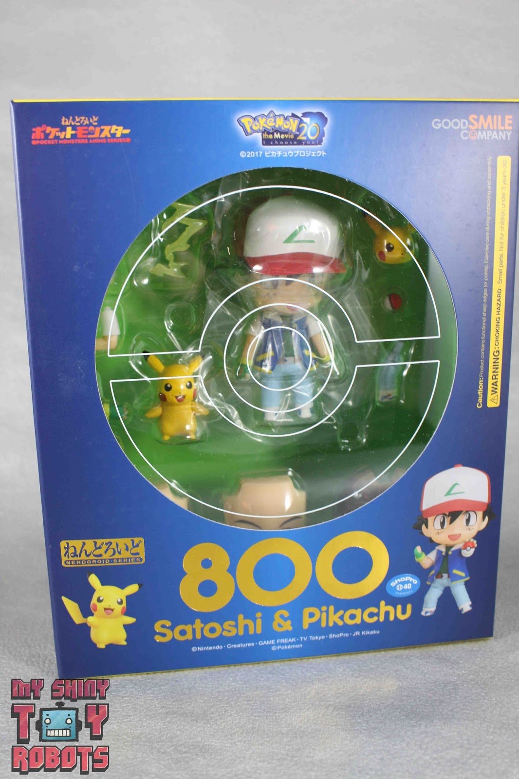Nendoroid Pokemon Satoshi Ash & Pikachu Good Smile Company Japan NEW 