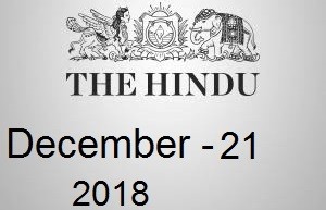 The Hindu Newspaper Today 21 December 2018 Download PDF