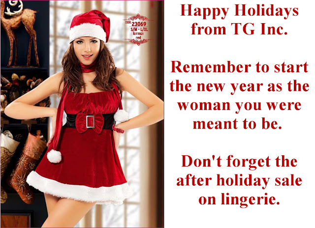 Exotic TG Captions Happy Holidays From TG Inc