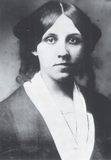 Portrait of American authoress, Louisa May Alcott
