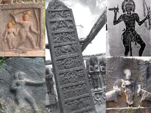 Hero Stones - Which can be find everywhere in Tamil Nadu