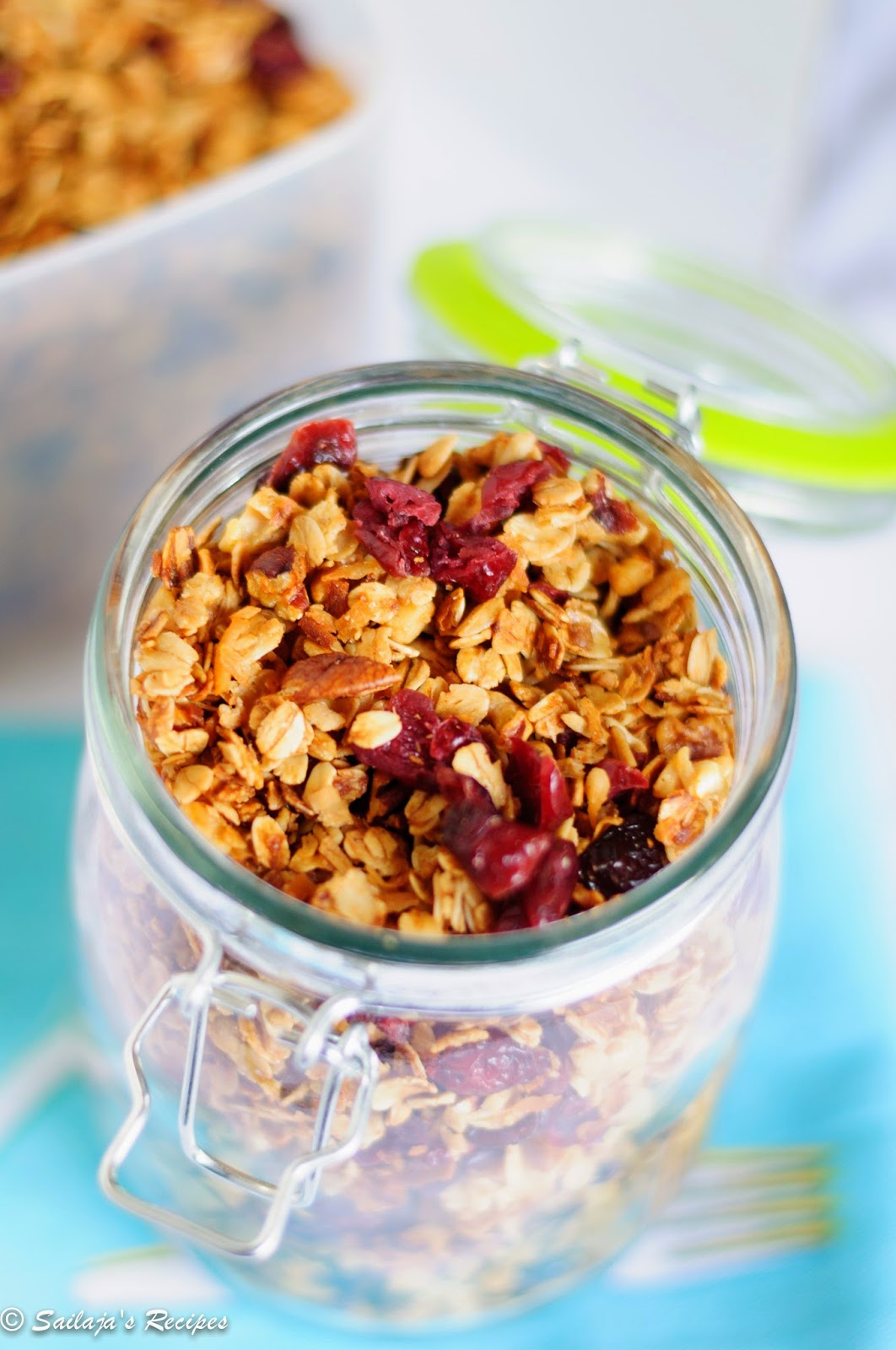 Sailaja's Recipes Homemade Granola