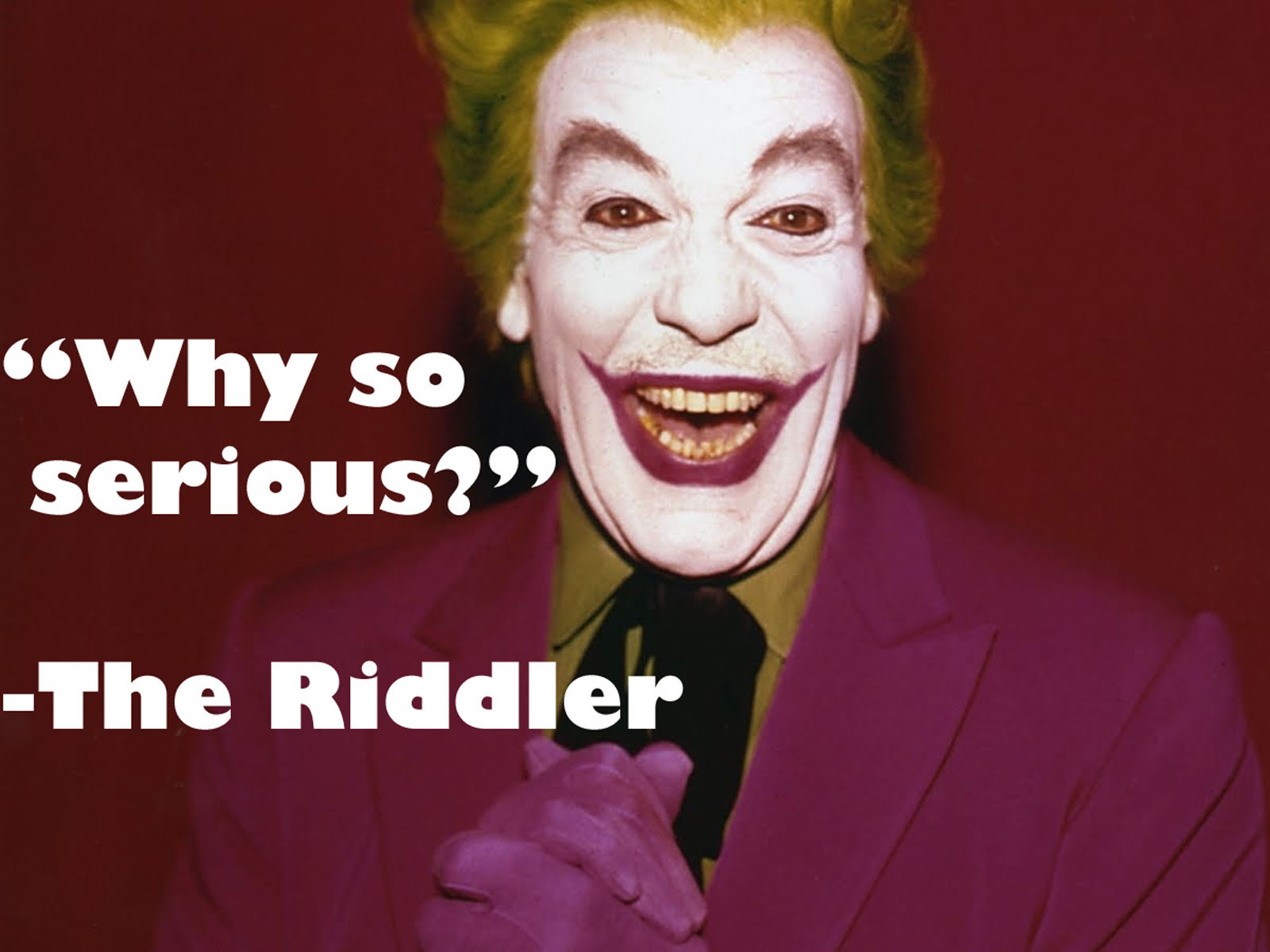wallpaper: Why so serious wallpapers