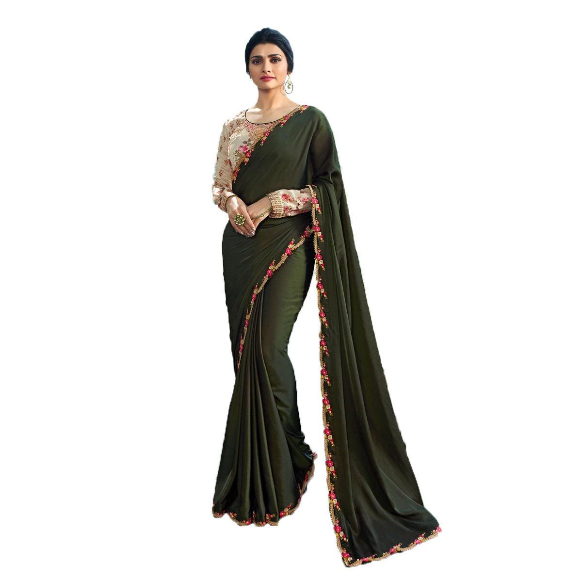 Designer Rangoli Silk Sarees FashionZone