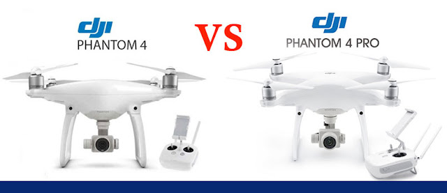 Phantom 4 standar vs Phantom 4 PRO Phantom 4 standar vs Phantom 4 PRO