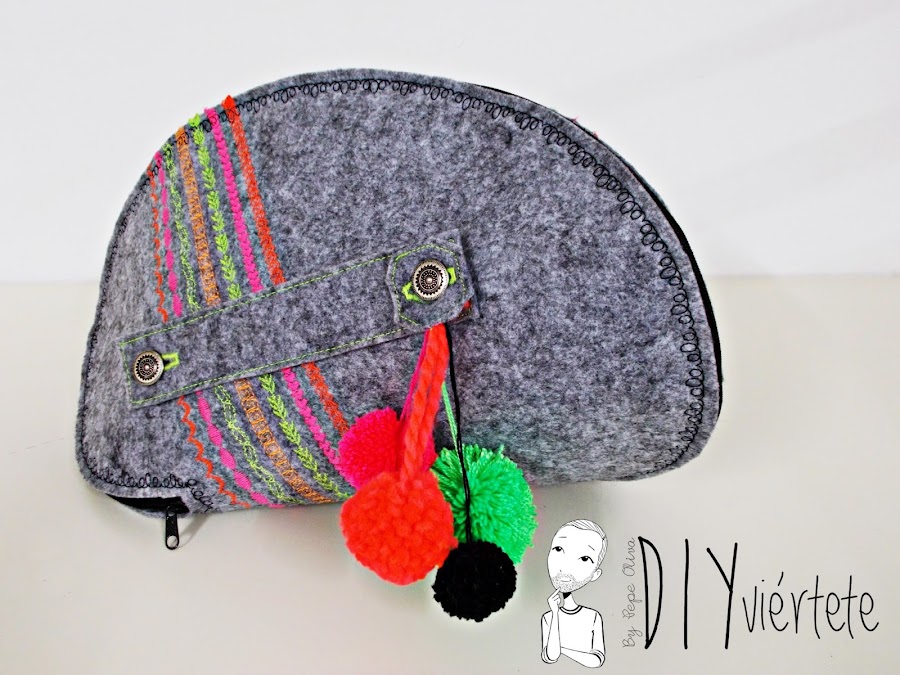 DIY-bolso-cartera-clutch-fieltro-fluor-pompones-puntadas-alfa-historiashiladas-costura-diseño-handbox-1
