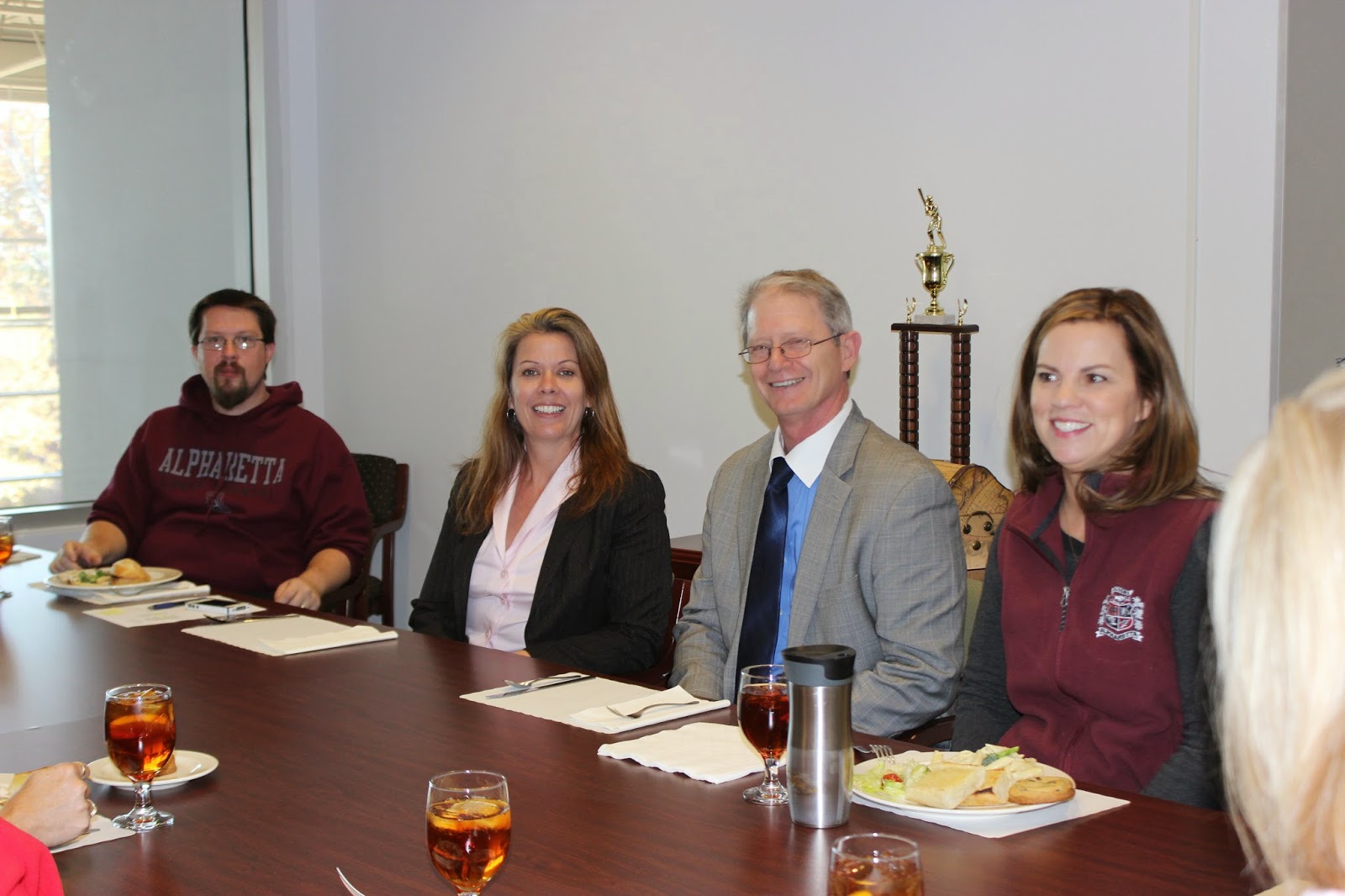 Raiders Revealed Principal Kersey hosts monthly Principal's luncheon
