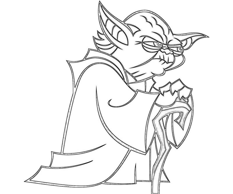 yoda coloring pages - photo #6