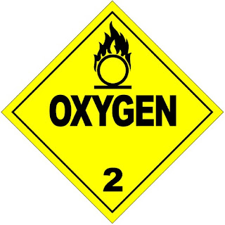 Hazmat symbol for oxygen