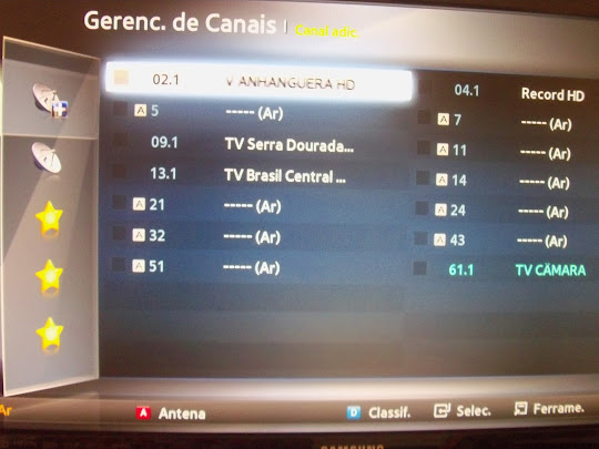 Como sintonizar e configurar canais na TV Samsung ️ Meu