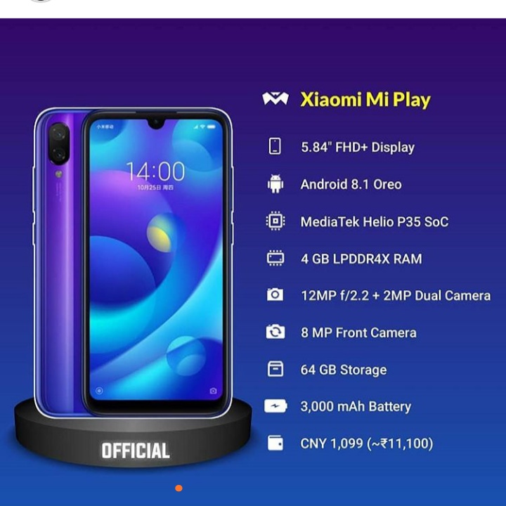 Xiaomi Mi Play Аналоги