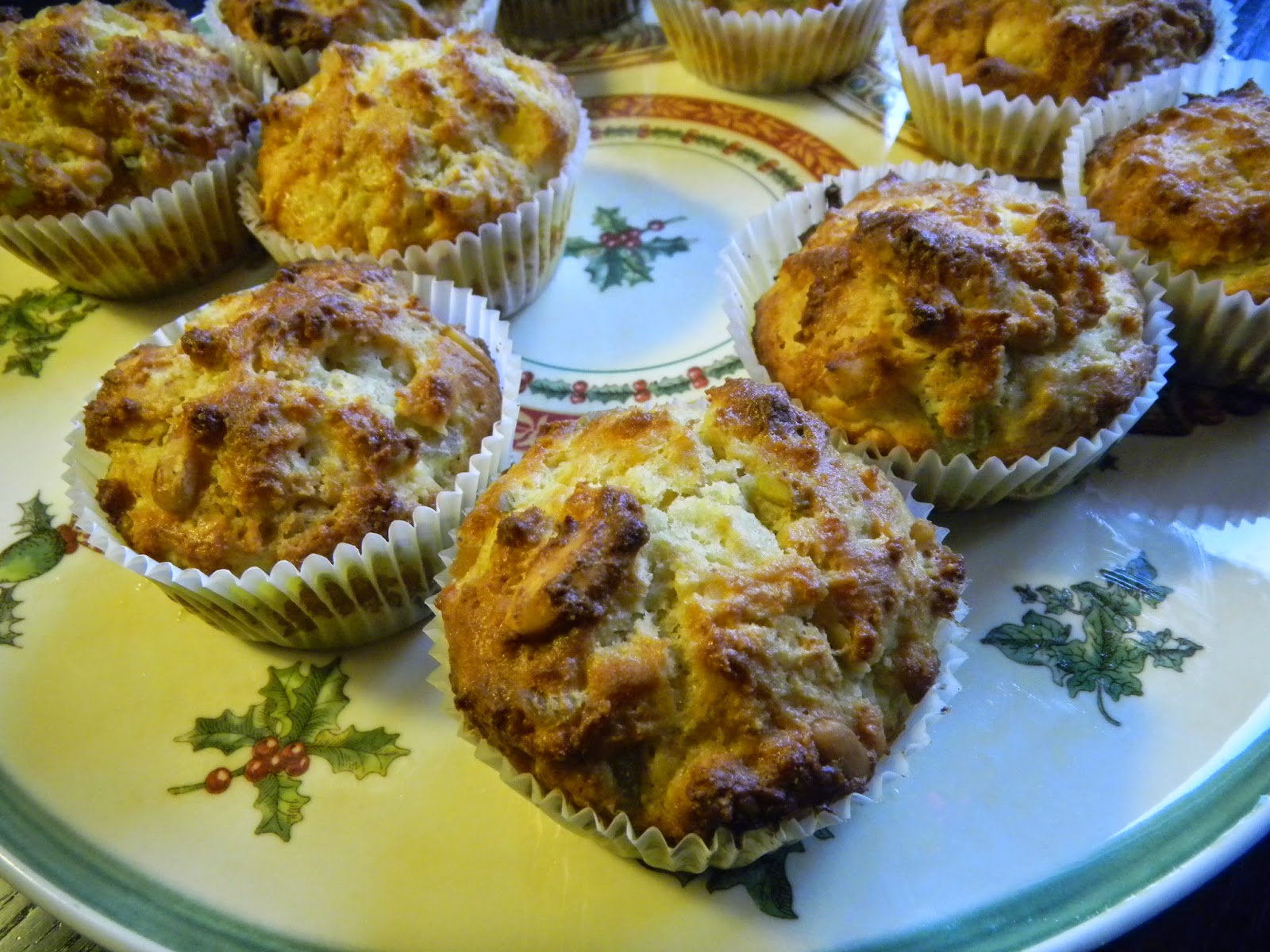 Fliederbaum: Christstollen-Muffins mit Orangen