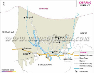 চিৰাং জিলাৰ ভৌগোলিক অৱস্থিতি