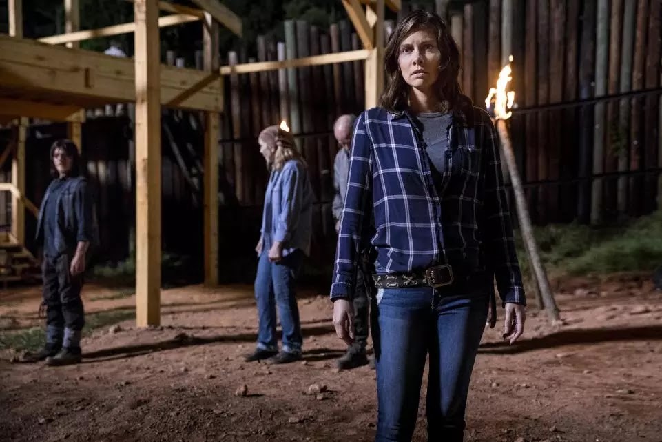 Maggie en el episodio 9x01 a New Beginning de The Walking Dead