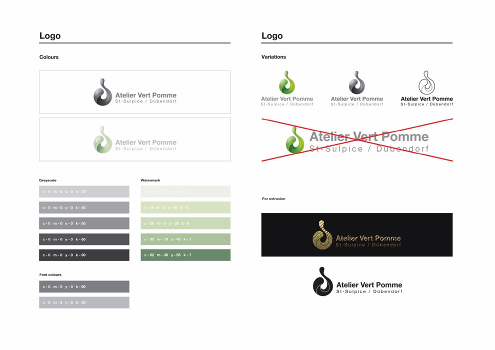 Rebranding Of Atelier Vert Pomme Kotter
