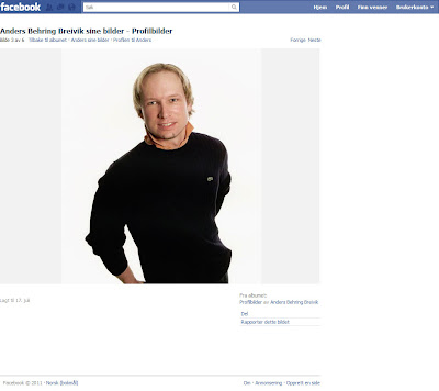 Anders Behring Breivik's Facebook profile: July 2011