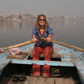 Floating on the Ganges