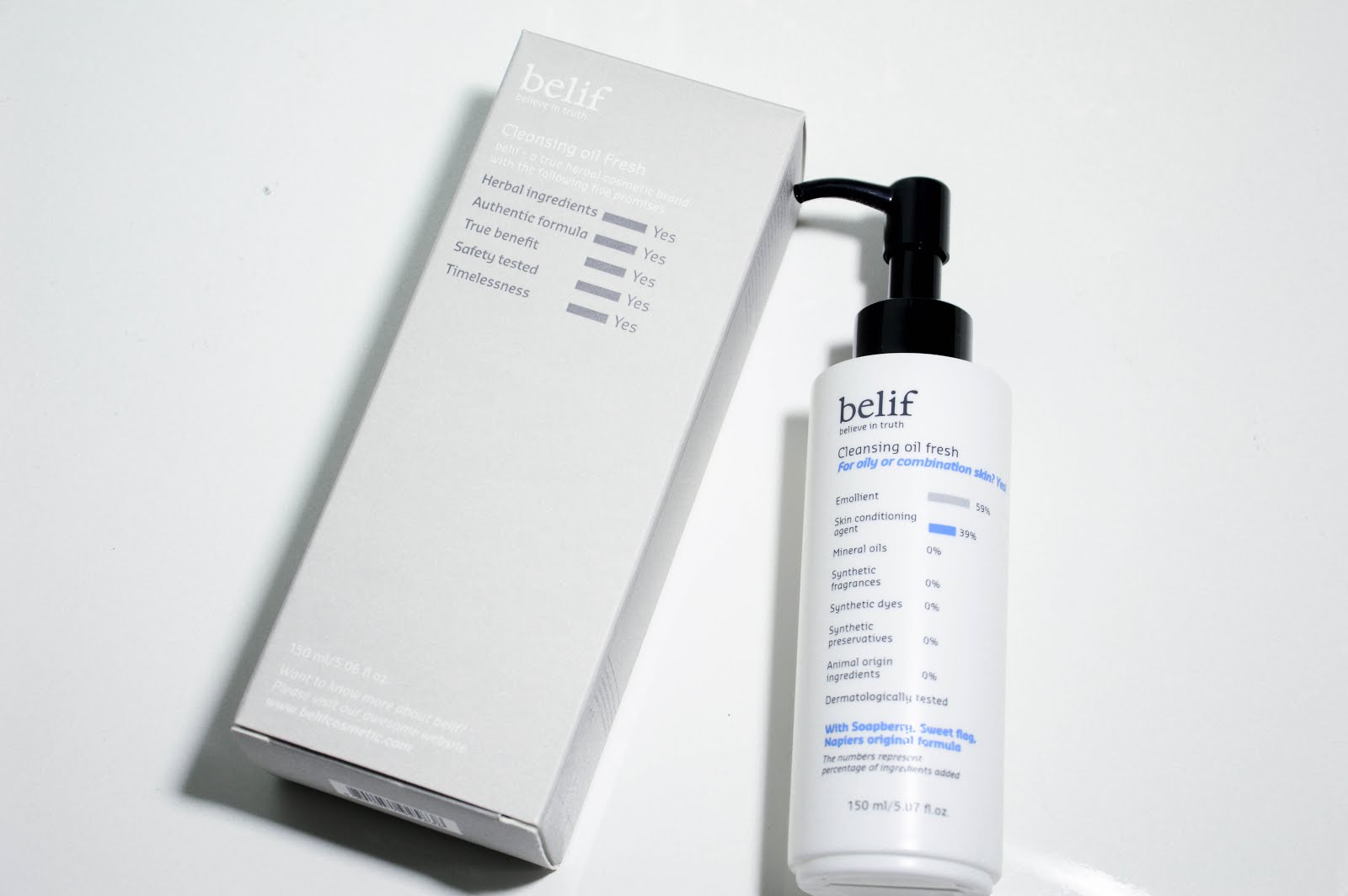 Review| 1. Christmas With Belif: Cleansing Oil Fresh