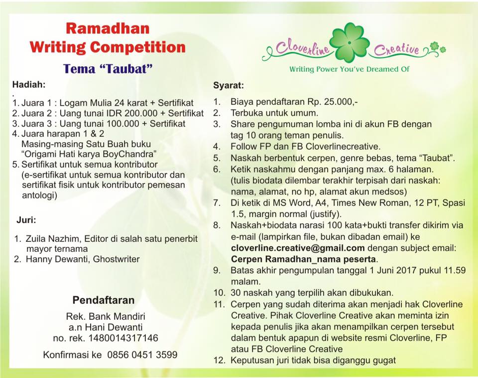 Cerpen Tentang Ramadhan Lukisan