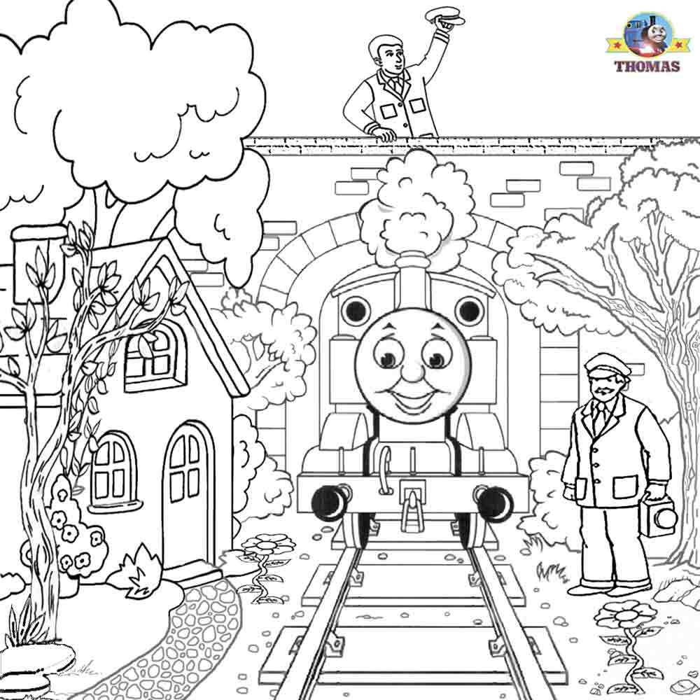Free Online Coloring Thomas And Friends Clipart Printable Pictures