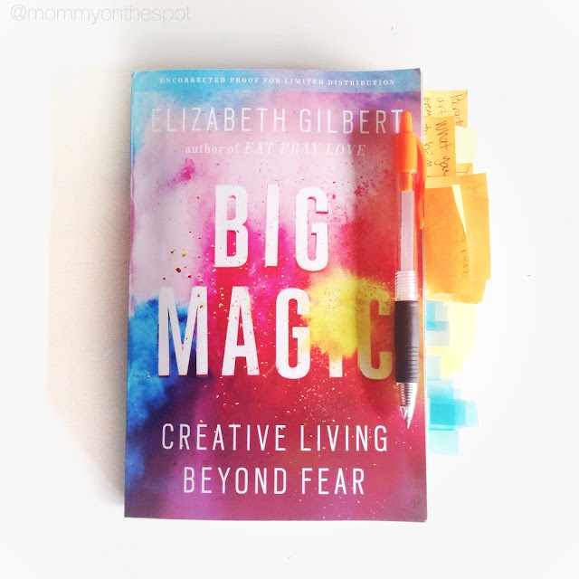 Erin Janda Rawlings Mommy on the Spot Book Review of Big Magic By Elizabeth Gilbert /Nightline Segment