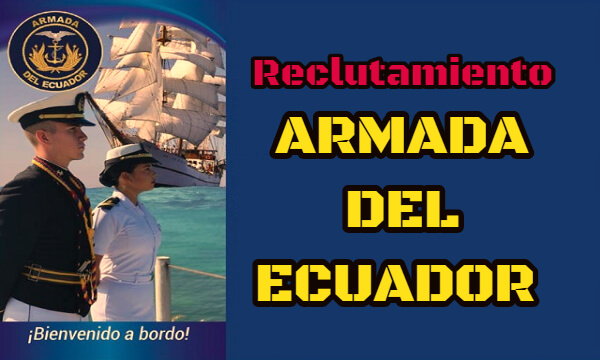 Conoce los requisitos para ingresar al curso de la marina a través del sistema de Reclutamiento en Linea de la Armada del Ecuador