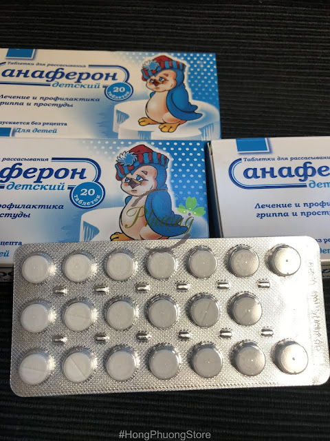 Thuốc ANAFERON cho bé dạng viên chính hãng hàng Nga uy tín, giá gốc