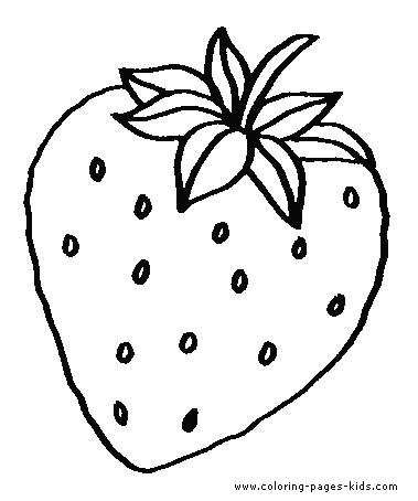 Free Coloring Pages Printable: Strawberry Coloring Pages Printable