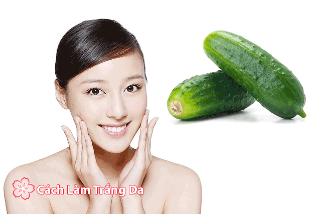 Cách làm trắng da tự nhiên từ quả dưa chuột Cách làm trắng da tự nhiên từ quả dưa chuột