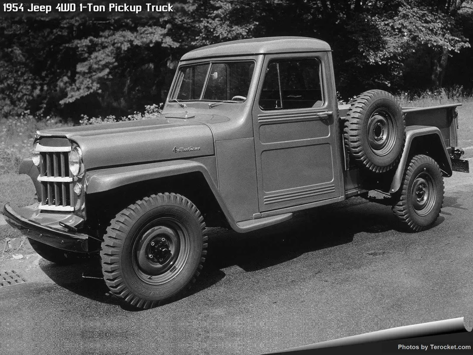 Hình ảnh xe ô tô Jeep 4WD 1-Ton Pickup Truck 1954 & nội ngoại thất