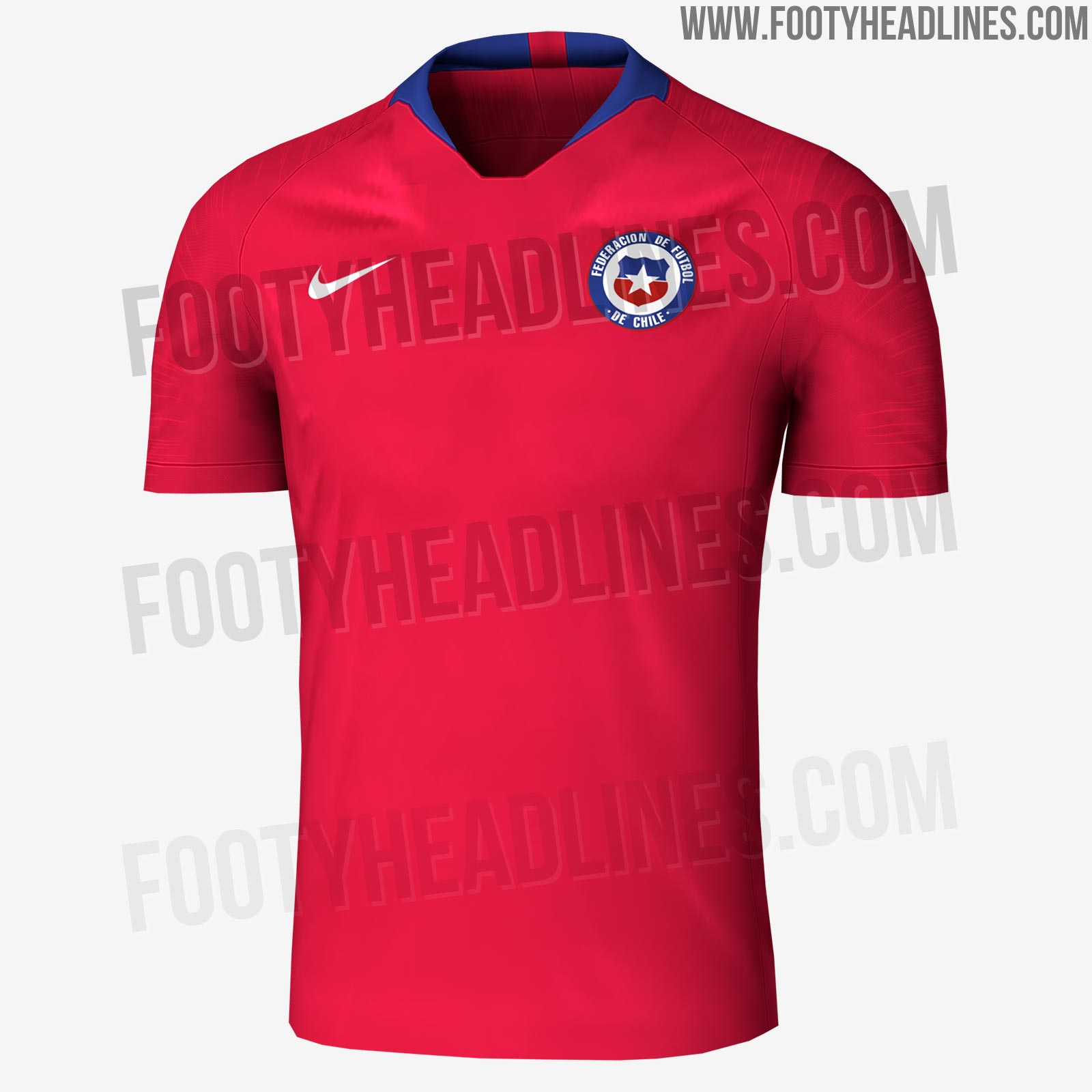 Unique Nike Chile 2018 Pre-Match Jersey Leaked - Footy Headlines