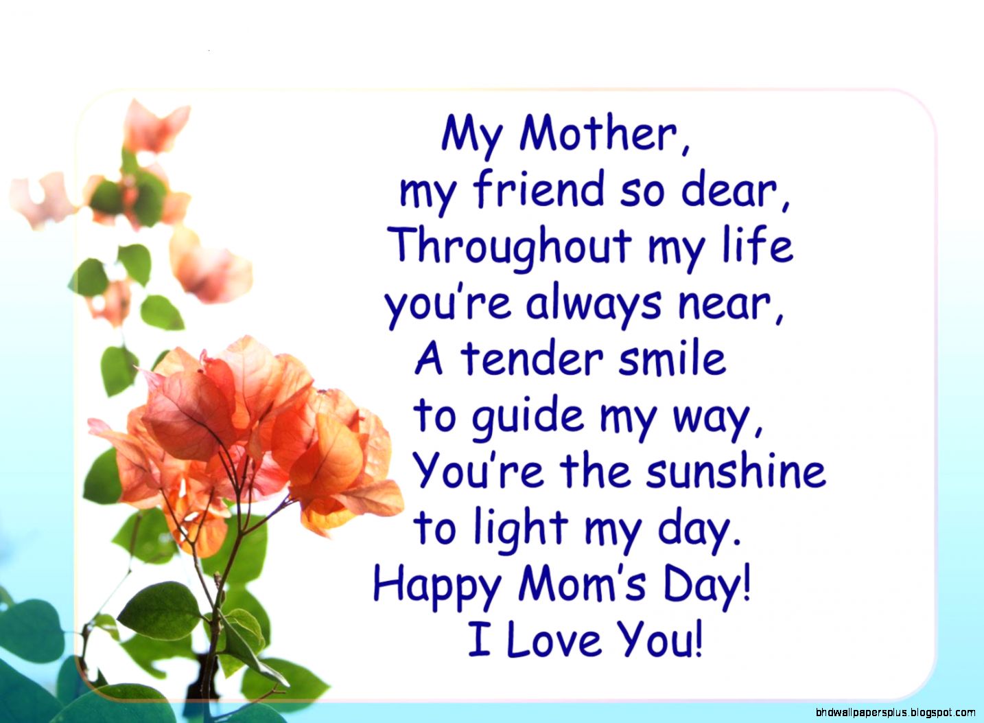 Mothers Day Poems and Quotes