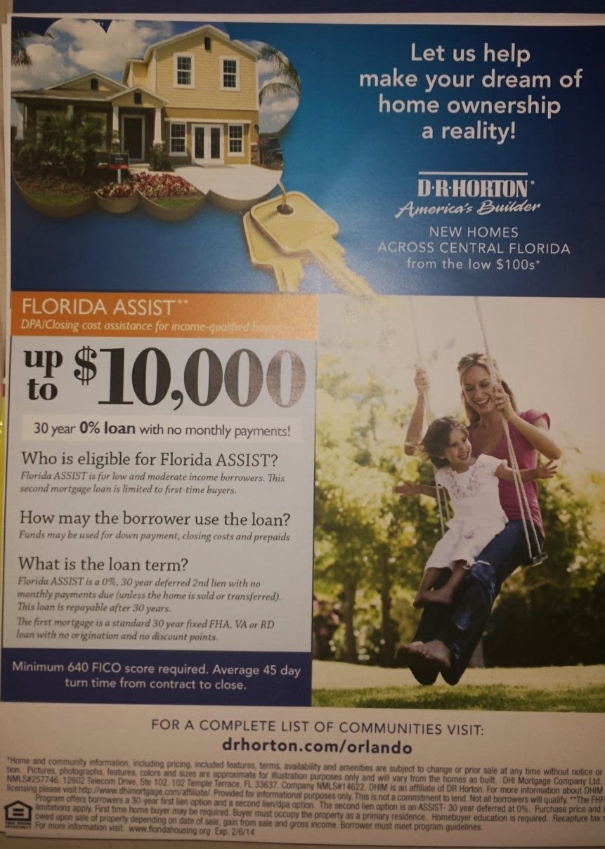 Get In To a New DR Horton Home For As Little As 1,000