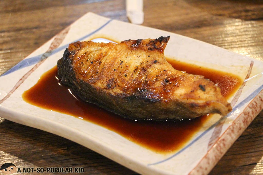 Gindara in Teriyaki Sauce of Kikufuji Restaurant