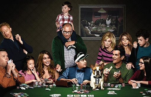 Cartel promocional de la sexta temporada de Modern Family