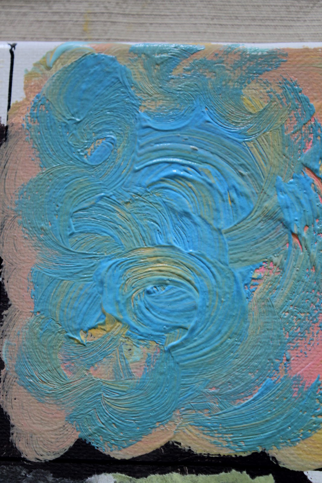 Art by Neem How to Add Texture to Your Acrylic Painting Layers of Paint