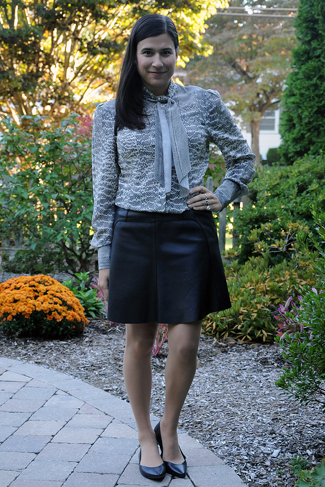 {outfit} Snakeskin and Leather | Closet Fashionista