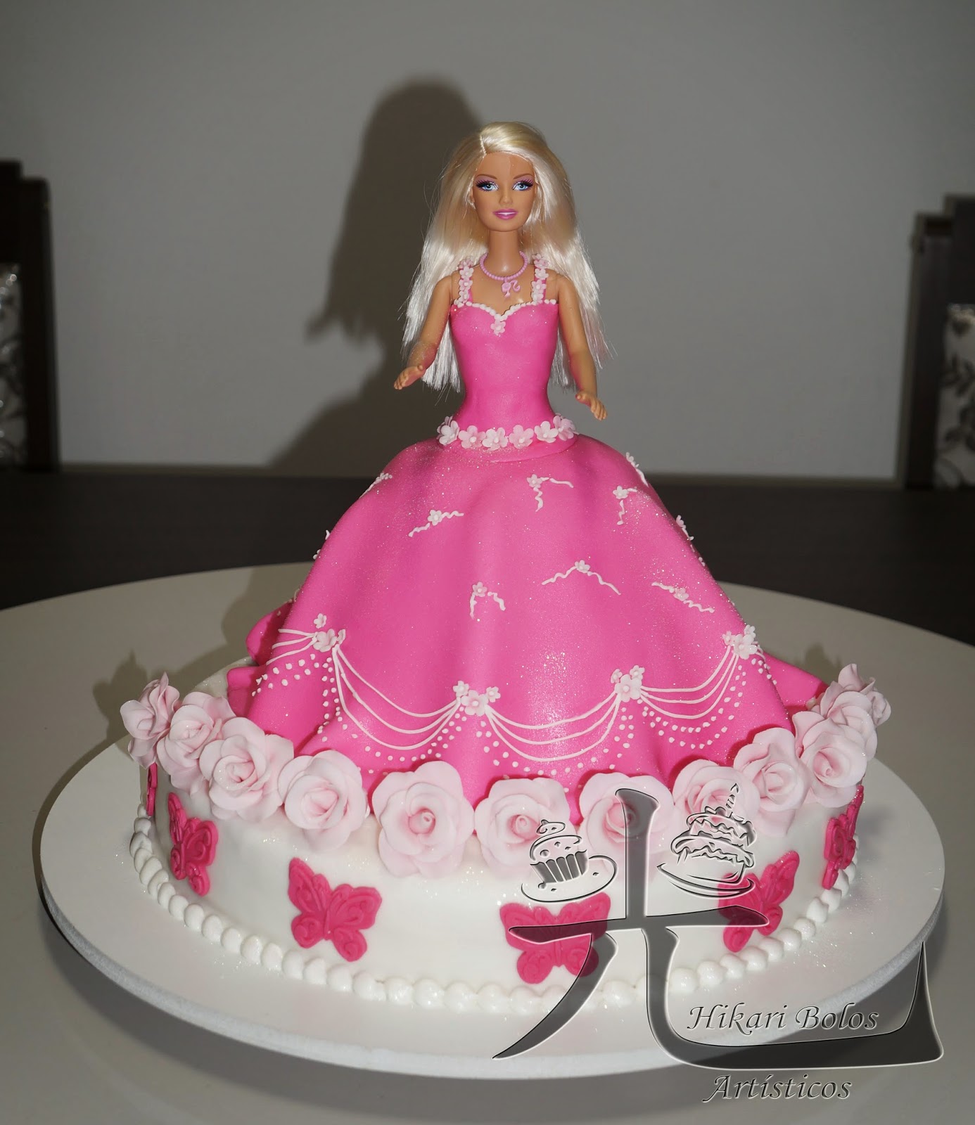 bolo barbie princesa de chantilly