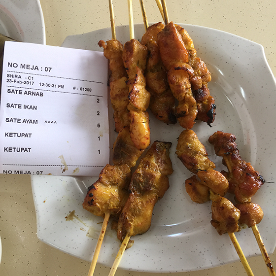 Lifesecretspice Travel Food Events Musings Kajang Satay Hj Samuri At Rnr Awan Besar Pj Malaysia
