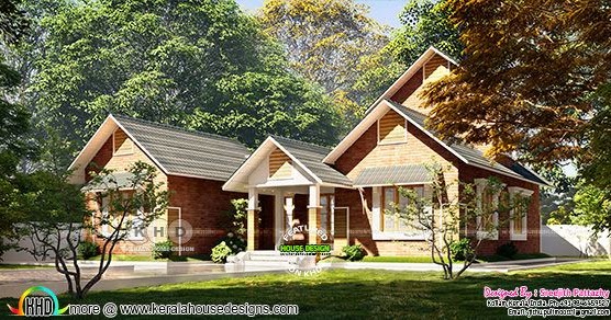 Truss roof home desigm Kerala home design and floor Truss roof home desigm Kerala home design and floor
