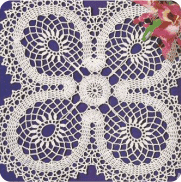 Centro de Mesa "Trébol" a Crochet Centro de Mesa "Trébol" a Crochet