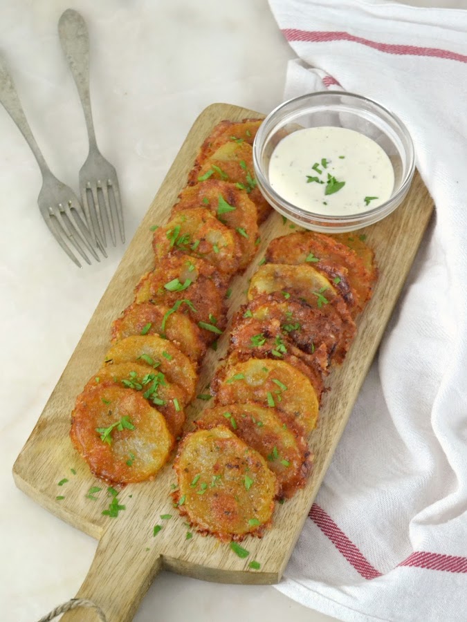 Patatas al horno con queso