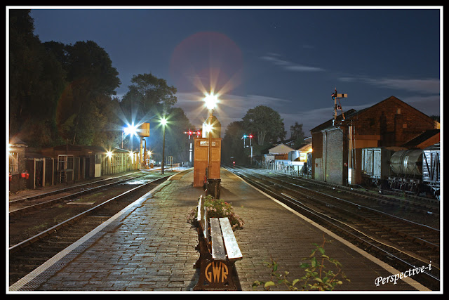 Severn Valley Railway - Bewdley Station Platform at Night