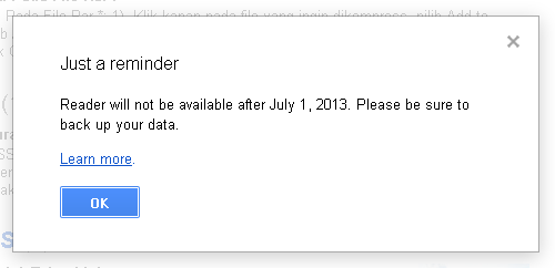 Google Reader Shutdown