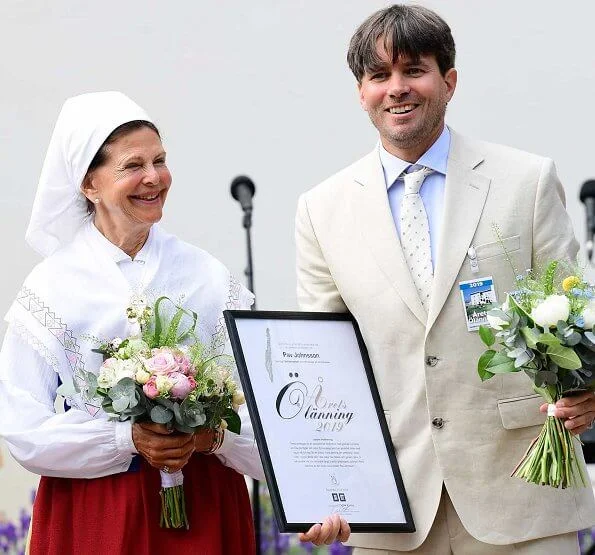 Queen Silvia, Crown Princess Victoria, Princess Madeleine attended presentation of Öland Inhabitant Award at Solliden Palace