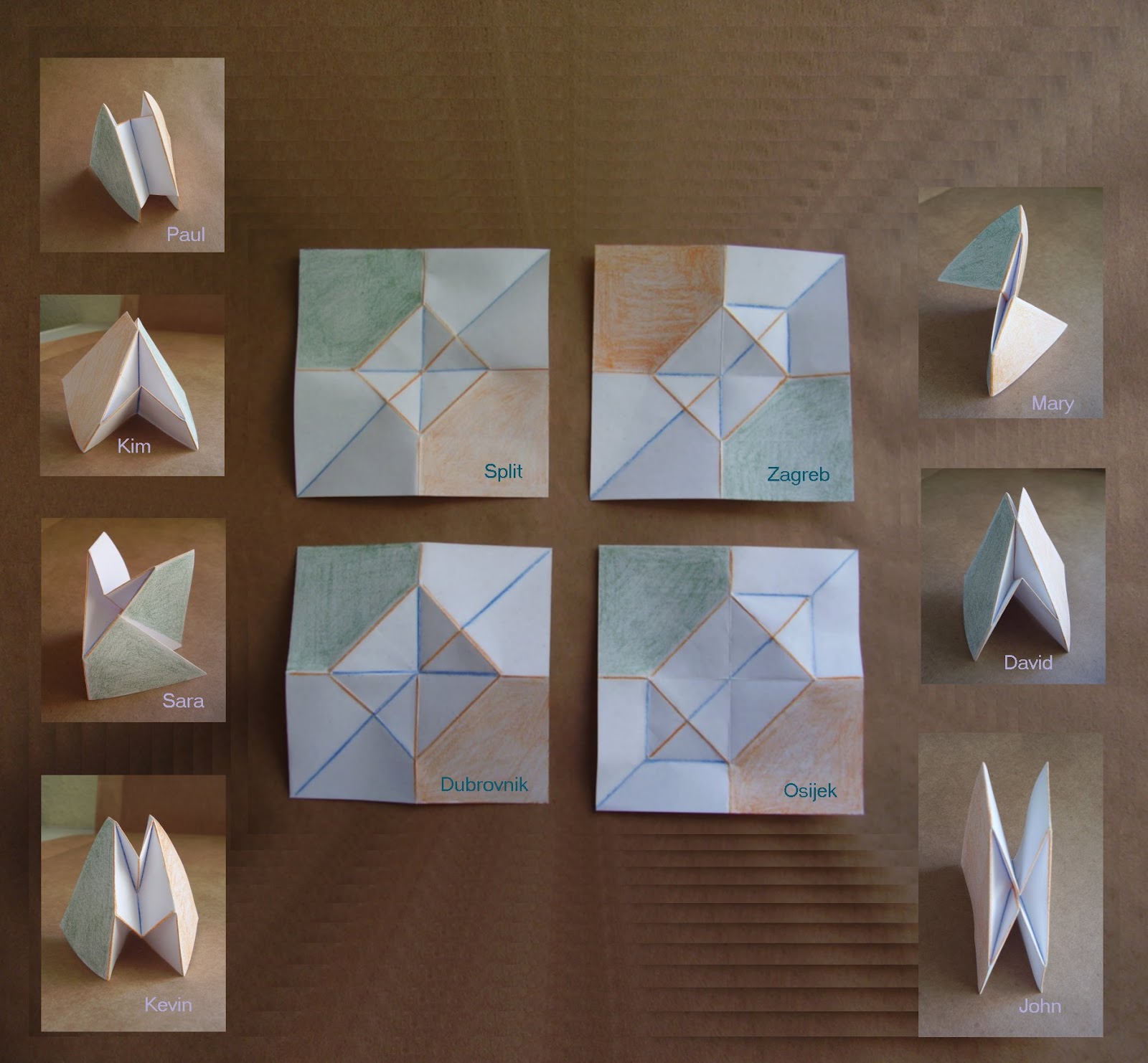 полка из бумаги своими руками оригами